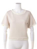 【Pink】スクエアキルティングトップス