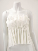 コットンプリーツベアトップス