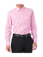 ストライプ使いコットンシャツ