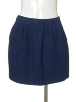 セットアップデニムインナー付コクーンスカート