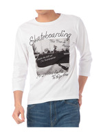 モノクロフォトメッセージカットソー