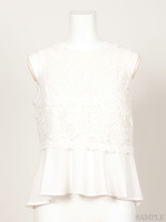 LACE&BLODADCLOTH BLOUS