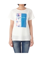 スパンコールバイカラーTシャツ