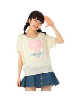 ボーダープリントプルオーバー