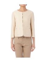 ミニリボンビジュー付きラメジャケット