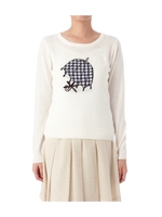 傘柄ニットプルオーバー