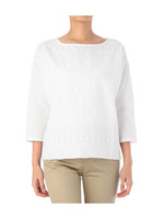 刺繍切り替えブラウス