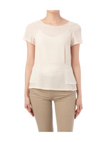 トランスペアレントサテンペプラム