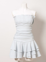 ボーダーベアワンピース