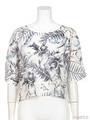 TROPICAL PRINT BLOUSE