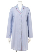 【BED＆BREAKFAST】Gloss　Cotton　Stripes　Pajama　Dress
