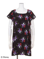 【X-girl × Disney Sleeping Beauty】MALEFICENT FLARED DRESS