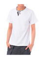 フェイククルーネックTシャツ