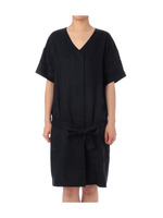 リネンベルテッドワンピース