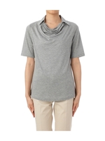 衿つきドレープカットソー