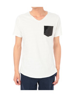 箔プリントポケットプルオーバー