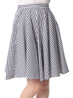 【W】膝丈フレアスカート