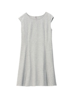 フレンチスリーブハイウエストワンピース