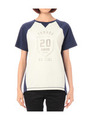 カレッジ風プリントTシャツ