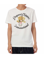 スカル&ロゴプリントTシャツ