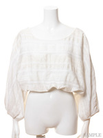 ブラウジングクルーブラウス