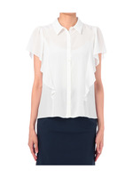 サイドラッフルデザインシャツ