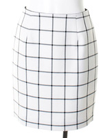 ブロックチェックタイトミニスカート