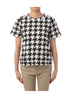 千鳥格子プルオーバー