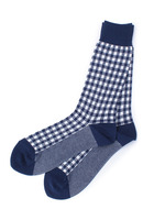 ギンガムチェックソックス