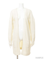 アンゴラロングカーディガン