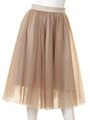チュールフレアースカート