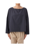 Honnete ボートネックビッグブラウス