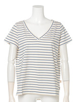 【BED＆BREAKFAST】Sunset　Stripe　V−Neck　Tee