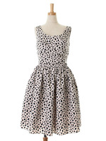 ダルメシアンプリントノースリワンピース