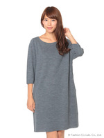 ミラノリブ・コクーンワンピース