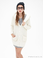 フードボアニットガウン