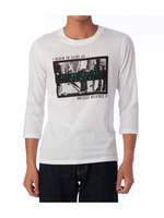 フォトプリント7分袖Tシャツ