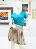 【中村アンさん着用】【La Leia】ギャザースカパン