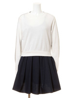 スウェットコンビワンピース