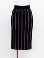 ストライプペンシルスカート