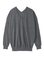 ハイゲージＶネックニット