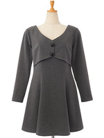 フェイクレイヤードワンピース