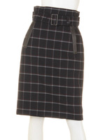 ベルト付きタイトスカート  