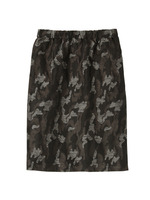 ラメ使いデザインミディ丈スカート