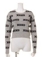 xoxoニットトップス