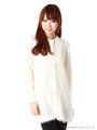【Luxe】フェザーニットコート