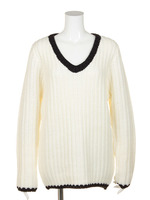 カラーラインボリュームニット