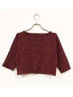 ジャガードクロップドニットPO