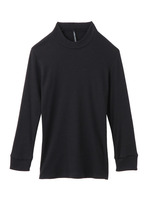 七分袖ベーシックハイネックニット