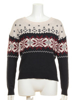 [L.B DAILY STOCK]ジャガードニットプルオーバー